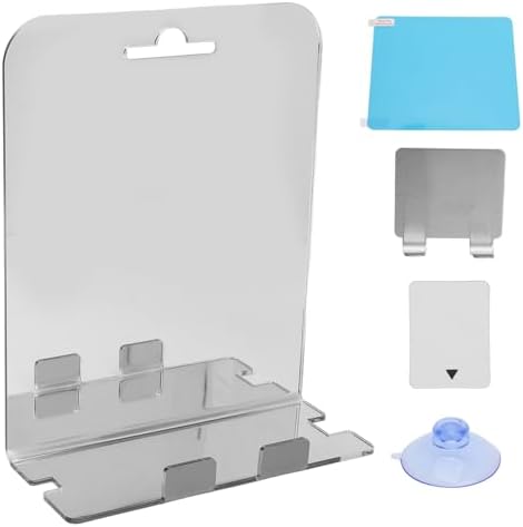 Fogless Shower Mirror with Stainless Steel Hook for Bathroom