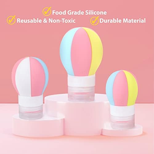Primo Lines 3-Piece Hot Air Balloon Travel Bottles Set