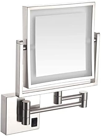 DEIHGE 8 Inch LED Makeup Mirror with 3X Magnification