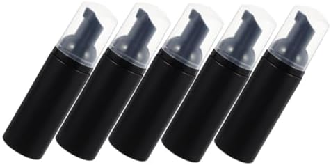 5PCS Foaming Bottle Set with Electroplated Frosted Design