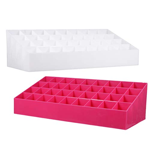 Claret Lipstick Holder 36 Slots Cosmetic Organizer