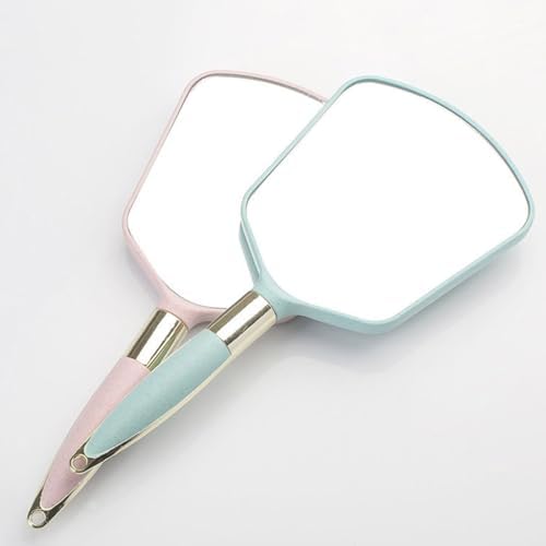 Gatuida Handheld Bathroom Mirror with Handle for Vanity and Travel Use