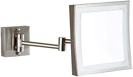 DEIHGE Makeup Mirror 3X Magnification Wall Mounted LED Lighted