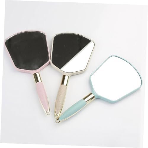 SOIMISS Handheld Mirror with Ergonomic Handle for Travel and Bathroom Use