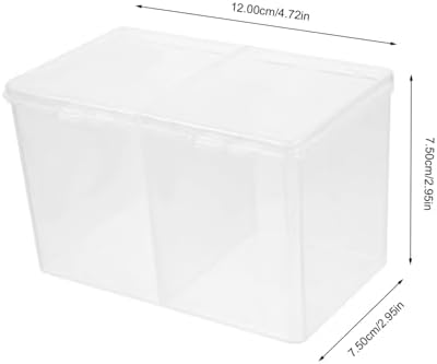 VALICLUD Cotton Pads Storage Box with Compartment