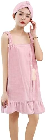 TINAYAUE Women Flower Bath Wrap Dress