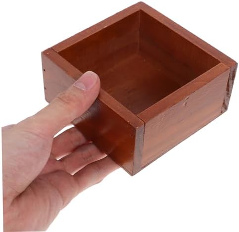 Alipis Vintage Wooden Lipstick Organizer