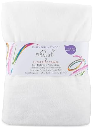 Curly Girl Extra Large Microfiber Towel for Curls