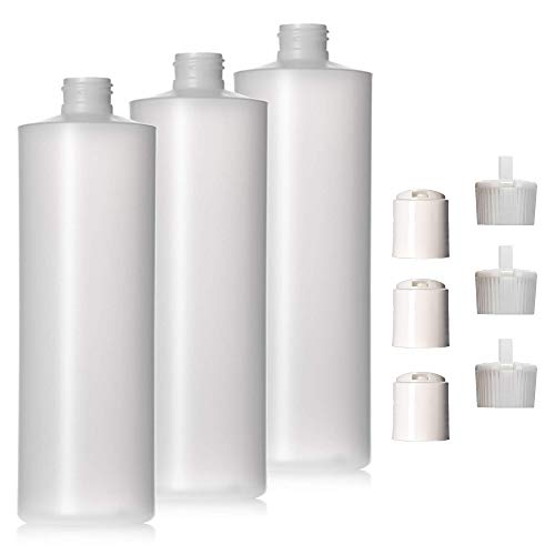 Aromine 8oz HDPE Squeeze Bottles 3 Pack
