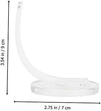 Housoutil Acrylic Brush Display Rack for Desk