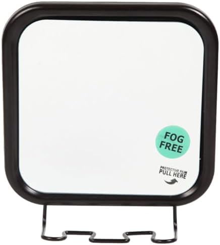 Ipetboom Wall-Mounted Suction Mirror for Shower and Vanity