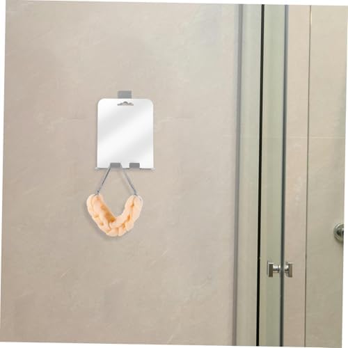 Cabilock Fogless Shower Mirror with Shelf and Hooks 1