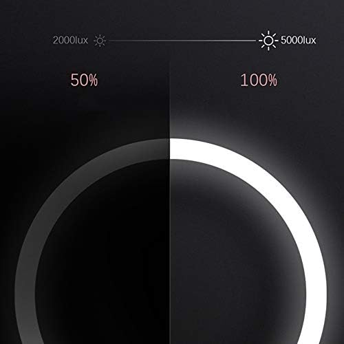 LED Makeup Mirror USB Charging Portable Double 2X Magnifier