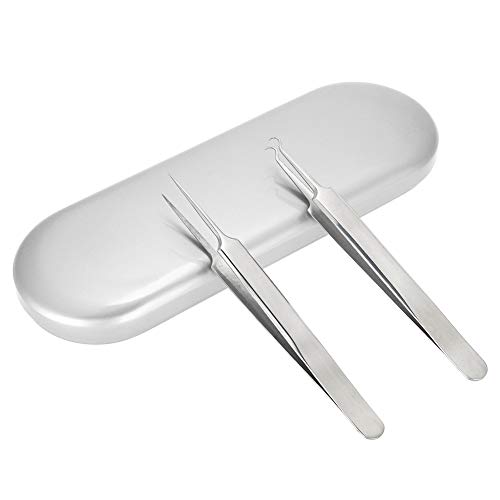 Sonew Silver Eyelash Tool Storage Box