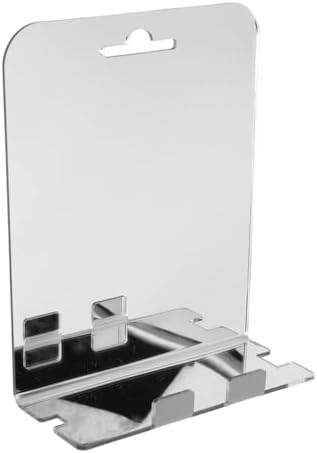 Fogless Shower Mirror with Stainless Steel Hook for Bathroom