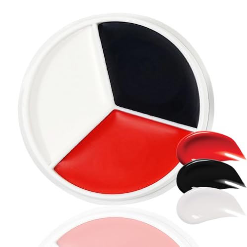 LingHaoLH 3-Color Halloween Face Paint Kit