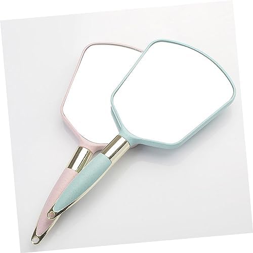 VALICLUD Handheld Mirror with Ergonomic Handle for Travel and Salon Use