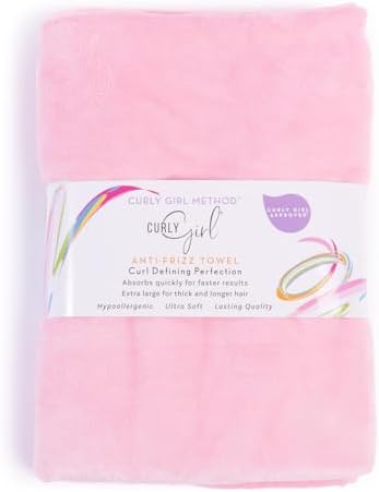 Curly Girl Microfiber Hair Drying Towel for Women with Curls