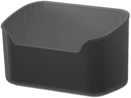 Clear Black Cosmetic Storage Box for Palettes and Makeup