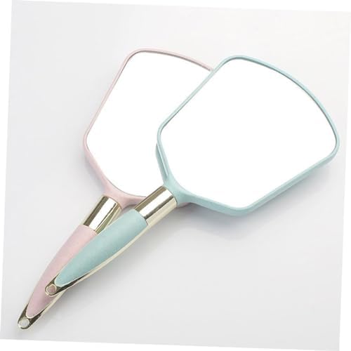 WRITWAA Handheld Vanity Mirror with Ergonomic Handle