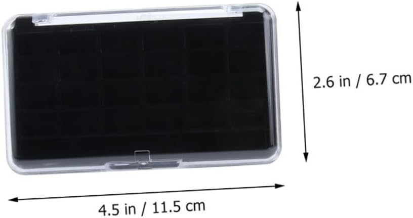 WRITWAA 2Pcs Cosmetic Case for Eyeshadow Lipstick Storage