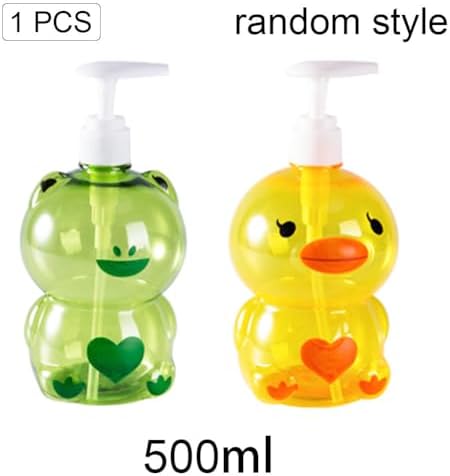 Cute Cartoon Animal Soap Dispenser - Refillable Pump Bottle for Kids