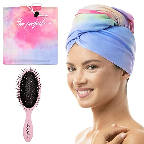 The Perfect Haircare Microfiber Towel Wrap - Fast Drying Anti-Frizz Gentle Detangling