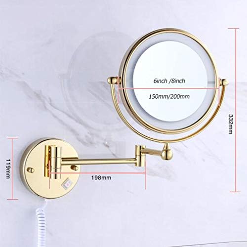 LCARY Makeup Vanity Mirror with Lights 3X Magnification