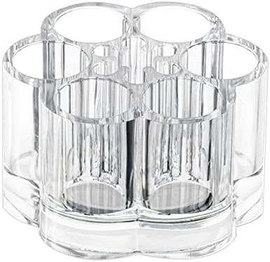 YIWULA Lipstick Holder 6-Hole Cosmetic Organizer