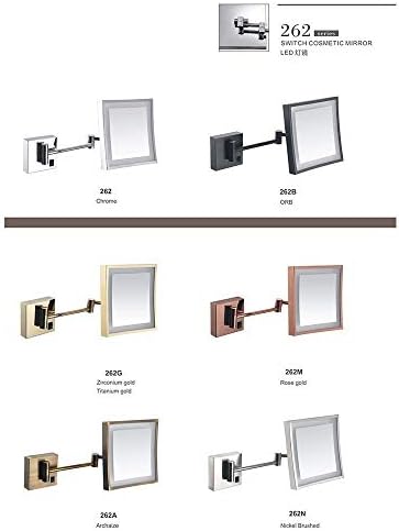 DEIHGE 8 Inch LED Vanity Mirror with 3X Magnification 1