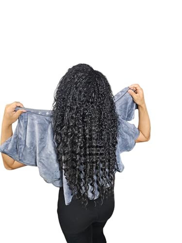 JADASH Grey Microfiber Shoulder Cape Towel