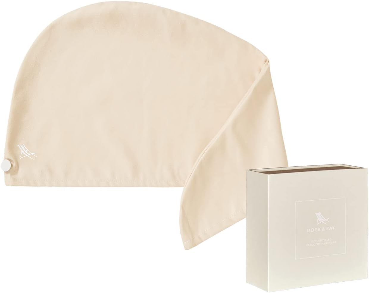 Dock Bay Turban Hair Towel - Bali Beige One Size