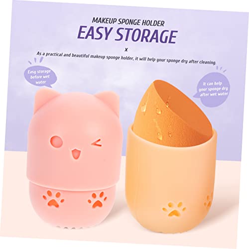 SAFIGLE Cosmetic Sponge Holder Case Organizer