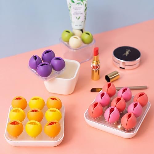 ACUDUDOMA Flower Cosmetic Display Case for Lipstick Organizer Pink