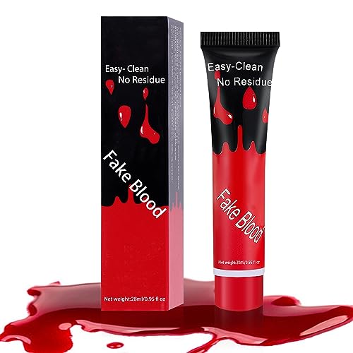 CAHIUYOA Fake Blood Cream for Halloween Costume Makeup