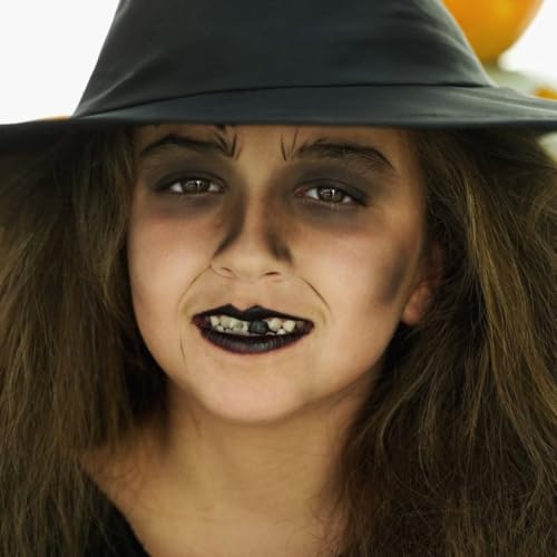 DALVGFN Black Tooth Paint - Quick Dry Non-Toxic Temporary Teeth Makeup