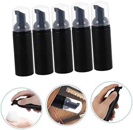 5PCS Foaming Bottle Set with Electroplated Frosted Design