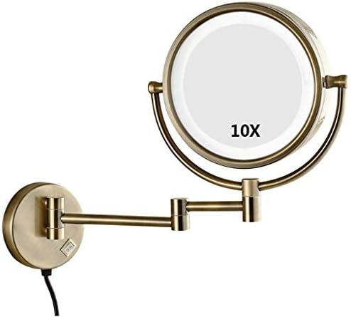 DEIHGE Makeup Mirror With LED Lights 10x Magnification