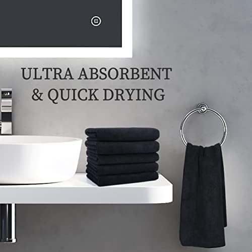 Somush ProHomTex Microfiber Hair Drying Towels Set of 6