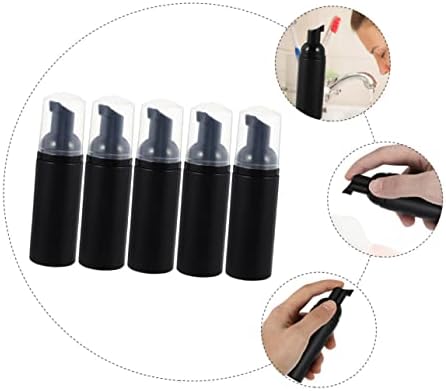 5PCS Foaming Bottle Set with Electroplated Frosted Design
