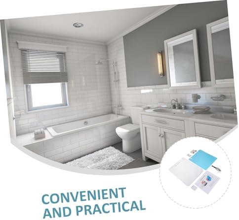 Fog-Proof Acrylic Mirror for Shaving and Makeup