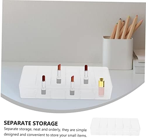 PartyKindom Clear Lipstick Display Organizer with Lid