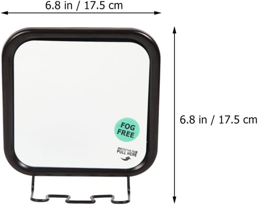 Ipetboom Wall-Mounted Suction Mirror for Shower and Vanity