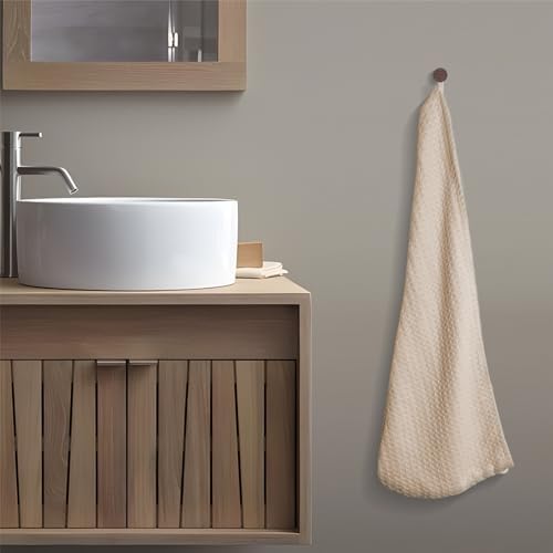 Super Absorbent Microfiber Hair Towel with Button