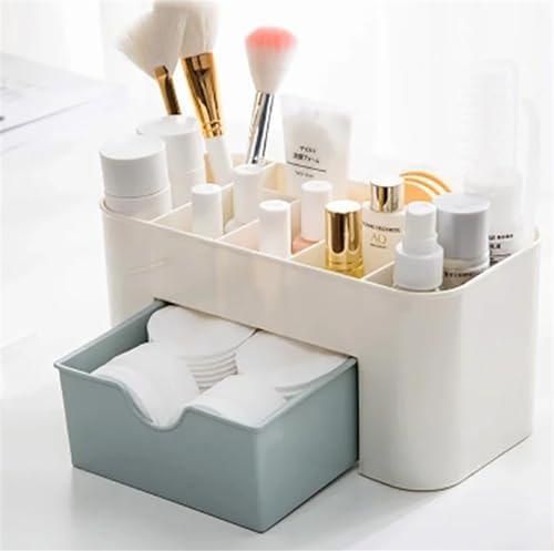 Pink Stackable Cosmetic Storage Organizer with Drawer