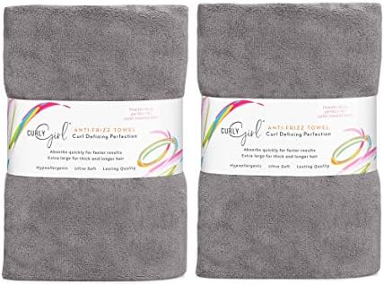 Curly Girl 2 Pack Microfiber Curl Drying Towel 1