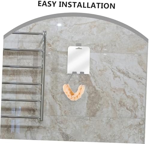Cabilock Anti-Fog Shower Mirror with LED and Hook Holder