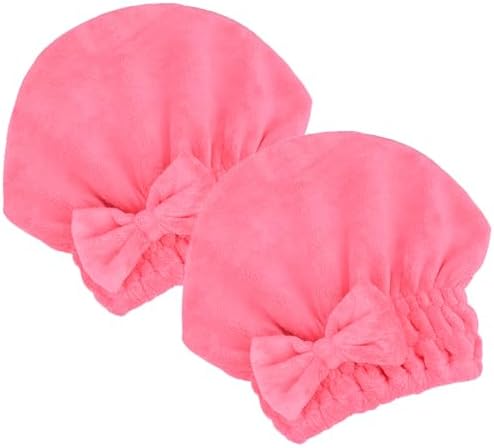 MAYOUTH Microfiber Hair Drying Towel with Bow Knot for Kids