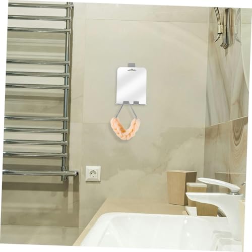 Stainless Steel Hook Anti-Fog Shower Mirror for Men