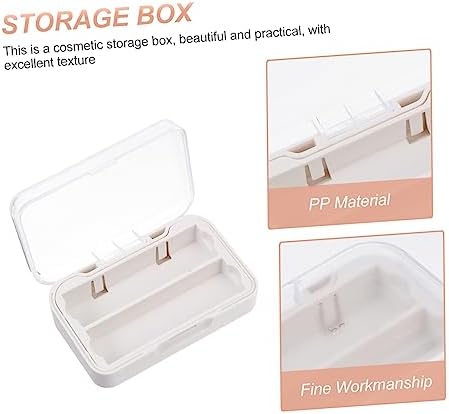 Exquisite Plastic Makeup Organizer Box with Mirror